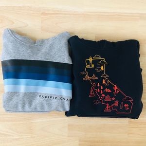 Boys hooded sweat tops